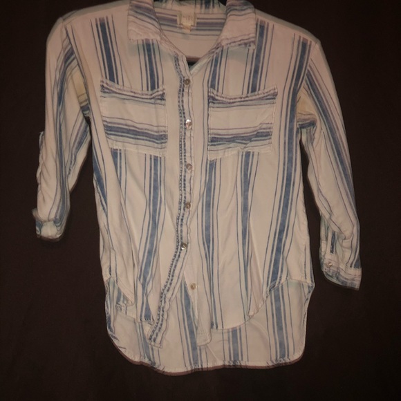 love, Fire Tops - Button up top